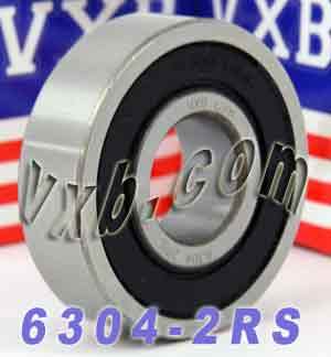 10 Bearing 6304 2RS 20x52x15 Sealed:vxb:Ball Bearings