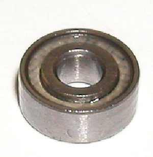 10 Bearing R166-2TS 3/16"x3/8"x1/8" Teflon Sealed