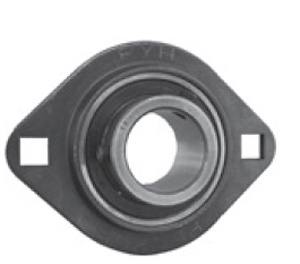 FYH Bearings SBPFL205-14 7/8" Stamped steel plate oval two bolt Flanged Bearing