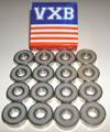 16 Stainless Steel ABEC-7 Skate// Balls Bearings Nylon