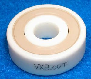 R188-2RS Full Ceramic Sealed Bearing 1/4"x1/2"x3/16" ZrO2