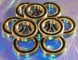 10 Bearing 61801-2RS 12x21x5 Sealed:vxb:Ball Bearings