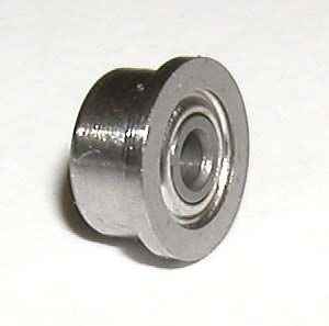 8x16x6 Flanged Bearing:Shielded:Stainless