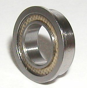 10 Flanged Bearing FR2-5-2TS 1/8"x5/16"x9/64" Teflon Sealed
