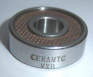 608-2TS Ceramic Bearing:Si3N4:8x22x7:Stainless:Teflon Sealed:ABEC-7