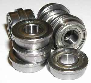 10 Flanged Bearing F683ZZ 3x7x3 Shielded
