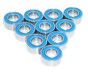 10 Balls Bearings 3x6 Sealed 3x6x2.5
