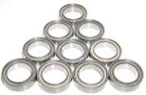 10 Balls Bearings 6700-2TS 10x15x4 Teflon Sealed