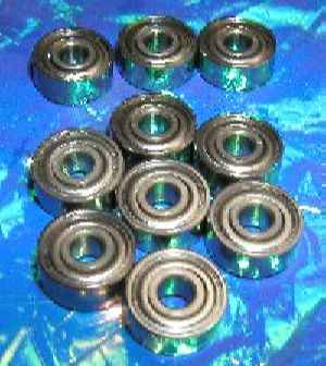 10 Balls Bearings R2ZZ 1/8 x 3/8 x 5/32 Shielded